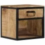 Mesita de noche madera maciza de mango 40x35x40 cm de vidaXL, Mesitas de noche - Ref: Foro24-358913, Precio: 76,35 €, Descuen...