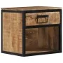 Mesita de noche madera maciza de mango 40x35x40 cm de vidaXL, Mesitas de noche - Ref: Foro24-358913, Precio: 76,35 €, Descuen...