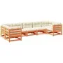 7-piece garden sofa set with wax-brown pine wood cushions by vidaXL, Garden sets - Ref: Foro24-3299619, Price: 847,02 €, Disc...