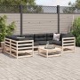 Garden sofa set 7 pieces solid pine wood by vidaXL, Garden sets - Ref: Foro24-3299308, Price: 426,95 €, Discount: %