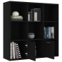 Schwarzes Sperrholzregal 98x30x98 cm von vidaXL, Bücherregale und Regale - Ref: Foro24-801117, Preis: 83,68 €, Rabatt: %