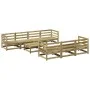 Gartensofa-Set 8-teilig aus imprägniertem Kiefernholz von vidaXL, Gartensets - Ref: Foro24-3299322, Preis: 466,14 €, Rabatt: %