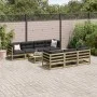 Gartensofa-Set 8-teilig aus imprägniertem Kiefernholz von vidaXL, Gartensets - Ref: Foro24-3299322, Preis: 466,14 €, Rabatt: %