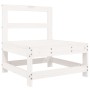 Gartensofa-Set 6-teilig aus massivem weißem Kiefernholz von vidaXL, Gartensets - Ref: Foro24-3250697, Preis: 475,15 €, Rabatt: %