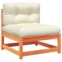 8-piece garden sofa set with wax-brown pine wood cushions by vidaXL, Garden sets - Ref: Foro24-3299336, Price: 901,66 €, Disc...