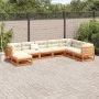 Garden sofa set 8 pieces solid pine wood wax brown by vidaXL, Garden sets - Ref: Foro24-3299575, Price: 480,84 €, Discount: %