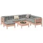 8-piece garden sofa set with Douglas fir wood cushions by vidaXL, Garden sets - Ref: Foro24-3299561, Price: 663,76 €, Discoun...