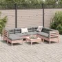 8-piece garden sofa set with Douglas fir wood cushions by vidaXL, Garden sets - Ref: Foro24-3299561, Price: 663,76 €, Discoun...