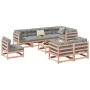 9-teiliges Gartensofa-Set mit Kissen aus Douglasienholz von vidaXL, Gartensets - Ref: Foro24-3299514, Preis: 826,90 €, Rabatt: %