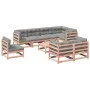9-teiliges Gartensofa-Set mit Kissen aus Douglasienholz von vidaXL, Gartensets - Ref: Foro24-3299514, Preis: 826,90 €, Rabatt: %