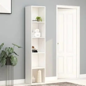 White plywood bookcase shelf 40x30x189 cm by vidaXL, Bookcases and shelves - Ref: Foro24-800954, Price: 81,07 €, Discount: %