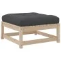 10-piece garden sofa set with solid pine wood cushions by vidaXL, Garden sets - Ref: Foro24-3299596, Price: 850,87 €, Discoun...