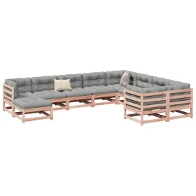 Garden sofa set 10 pieces solid Douglas fir wood by vidaXL, Garden sets - Ref: Foro24-3299638, Price: 548,14 €, Discount: %