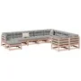Garden sofa set 10 pieces solid Douglas fir wood by vidaXL, Garden sets - Ref: Foro24-3299638, Price: 548,14 €, Discount: %