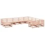 Garden sofa set 10 pieces solid Douglas fir wood by vidaXL, Garden sets - Ref: Foro24-3299638, Price: 548,14 €, Discount: %