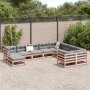 Garden sofa set 10 pieces solid Douglas fir wood by vidaXL, Garden sets - Ref: Foro24-3299638, Price: 555,97 €, Discount: %