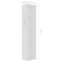 White plywood bookcase shelf 40x30x189 cm by vidaXL, Bookcases and shelves - Ref: Foro24-800954, Price: 83,90 €, Discount: %