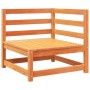 Gartensofa-Set 12-teilig aus massivem Kiefernholz, wachsbraun von vidaXL, Gartensets - Ref: Foro24-3299652, Preis: 765,39 €, ...