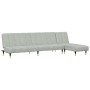 Light gray velvet 2-piece sofa set by vidaXL, Sofas - Ref: Foro24-3216295, Price: 410,15 €, Discount: %