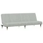 Light gray velvet 2-piece sofa set by vidaXL, Sofas - Ref: Foro24-3216295, Price: 419,04 €, Discount: %