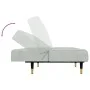 Light gray velvet 2-piece sofa set by vidaXL, Sofas - Ref: Foro24-3216295, Price: 419,04 €, Discount: %
