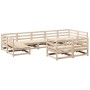 Garden sofa set 9 pieces solid pine wood by vidaXL, Garden sets - Ref: Foro24-3299625, Price: 527,66 €, Discount: %