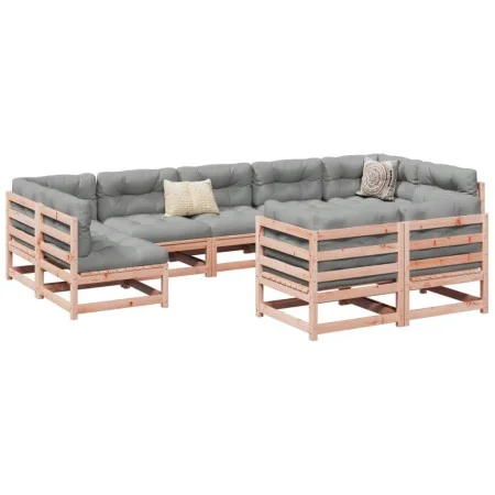 Garden sofa set 9 pieces solid Douglas fir wood by vidaXL, Garden sets - Ref: Foro24-3299627, Price: 504,91 €, Discount: %