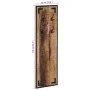 Solid rough mango wood coat rack 35x8x110 cm by vidaXL, Hat and coat racks - Ref: Foro24-358918, Price: 56,39 €, Discount: %