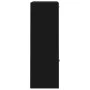 Black plywood storage cabinet 60x29.5x90 cm by vidaXL, Bookcases and shelves - Ref: Foro24-801135, Price: 64,13 €, Discount: %