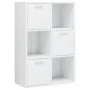 Parkett-Aufbewahrungsschrank weiß 60x29,5x90 cm von vidaXL, Bücherregale und Regale - Ref: Foro24-801140, Preis: 81,20 €, Rab...