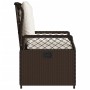 Gartenliegen 2 Stück braunes synthetisches Rattan von vidaXL, Gartenstühle - Ref: Foro24-368662, Preis: 194,36 €, Rabatt: %