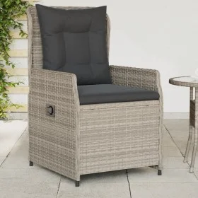 Gartenliegen 2 Stück hellgraues synthetisches Rattan von vidaXL, Gartenstühle - Ref: Foro24-368657, Preis: 222,05 €, Rabatt: %