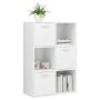 Engineered wood storage cabinet in white, 60x29.5x90 cm by vidaXL, Bookcases and shelves - Ref: Foro24-801140, Price: 82,50 €...