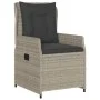 Garden recliners 2 pcs light gray synthetic rattan by vidaXL, Garden chairs - Ref: Foro24-368657, Price: 222,05 €, Discount: %