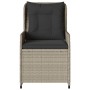 Garden recliners 2 pcs light gray synthetic rattan by vidaXL, Garden chairs - Ref: Foro24-368657, Price: 225,75 €, Discount: %