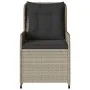 Garden recliners 2 pcs light gray synthetic rattan by vidaXL, Garden chairs - Ref: Foro24-368657, Price: 222,05 €, Discount: %