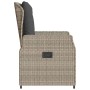 Garden recliners 2 pcs light gray synthetic rattan by vidaXL, Garden chairs - Ref: Foro24-368657, Price: 225,75 €, Discount: %