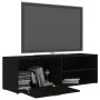 Schwarzer TV-Schrank aus Sperrholz, 120 x 34 x 37 cm von vidaXL, TV-Möbel - Ref: Foro24-801153, Preis: 56,41 €, Rabatt: %