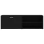 Schwarzer TV-Schrank aus Sperrholz, 120 x 34 x 37 cm von vidaXL, TV-Möbel - Ref: Foro24-801153, Preis: 56,41 €, Rabatt: %