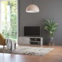 TV-Möbel aus grauem Sperrholz aus Beton 120x34x37 cm von vidaXL, TV-Möbel - Ref: Foro24-801156, Preis: 51,87 €, Rabatt: %