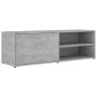 TV-Möbel aus grauem Sperrholz aus Beton 120x34x37 cm von vidaXL, TV-Möbel - Ref: Foro24-801156, Preis: 51,87 €, Rabatt: %