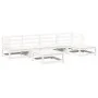 Gartensofa-Set 6-teilig aus massivem weißem Kiefernholz von vidaXL, Gartensets - Ref: Foro24-3299397, Preis: 353,96 €, Rabatt: %