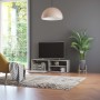 TV-Möbel aus grauem Sperrholz aus Beton 120x34x37 cm von vidaXL, TV-Möbel - Ref: Foro24-801156, Preis: 51,87 €, Rabatt: %