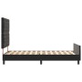 Estructura de cama con cabecera Negro 100 x 200 cm Terciopelo