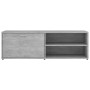 TV-Möbel aus grauem Sperrholz aus Beton 120x34x37 cm von vidaXL, TV-Möbel - Ref: Foro24-801156, Preis: 51,87 €, Rabatt: %