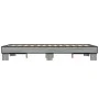 Sonoma-graues Metall-Holzwerkstoff-Bettgestell, 135 x 190 cm von vidaXL, Betten und Lattenroste - Ref: Foro24-845895, Preis: ...