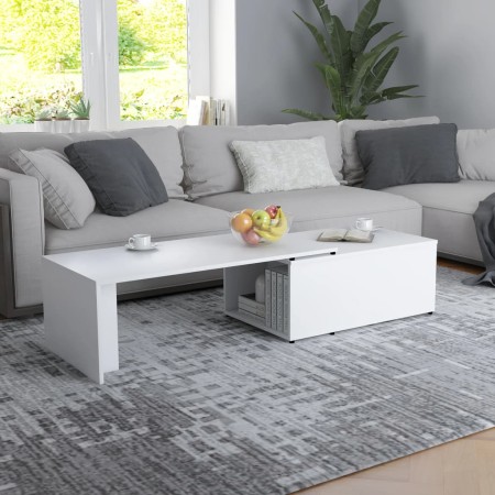Couchtisch aus weißem Sperrholz, 150 x 50 x 35 cm von vidaXL, Couchtisch - Ref: Foro24-801337, Preis: 85,39 €, Rabatt: %