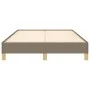 Taupe gray fabric bed frame 120x190 cm by vidaXL, Beds and slatted bases - Ref: Foro24-3269616, Price: 91,75 €, Discount: %