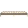 Taupe gray fabric bed frame 120x190 cm by vidaXL, Beds and slatted bases - Ref: Foro24-3269616, Price: 91,75 €, Discount: %