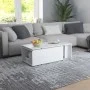 Mesa de centro madera contrachapada blanco 150x50x35 cm de vidaXL, Mesas de centro - Ref: Foro24-801337, Precio: 82,80 €, Des...